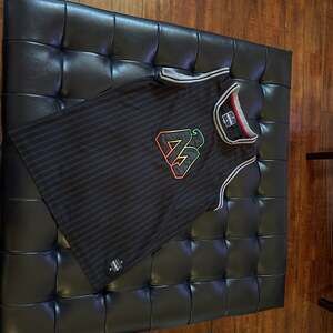 Vintage Y2K Matix Skateboarding Brandon Biebel Rasta Basketball Jersey Mens Med
